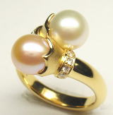 双子のパールリング