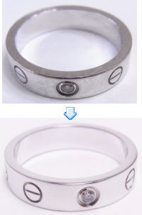 ラブリング　WG　キズ取仕上げ