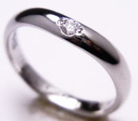 ダイヤが取れて無くなった　石入れ修理