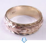 ハワイアンリング　サイズ直し