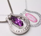 馬蹄ペンダント　宝石工房ながお