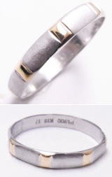 変形した結婚指輪の修理　宝石工房ながお