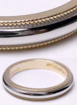 コンビリングのキズ取り磨き仕上　宝石工房ながお