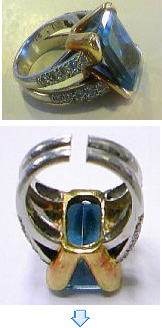 ハワイアンリング　サイズダウン