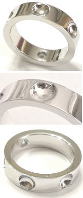 ルイビトンリングのキズ取り仕上げ完成　宝石工房ながお