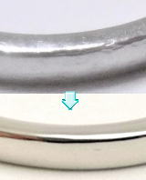 ティファニーグレースにキズ　宝石工房ながお