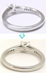 ティファニーグレースのキズ取り　宝石工房ながお