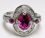 ルビーリング　手作りリフォーム作品　宝石工房ながお