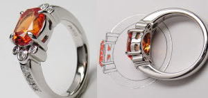 パパラチャリング　リフォーム作品　宝石工房ながお