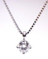 ダイヤペンダント0.21ｃｔ　手作り作品　宝石工房ながお