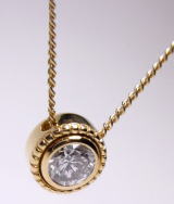 ダイヤペンダント　0.540　手造り　宝石工房ながお