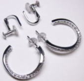 イヤリングをピアスに加工　宝石工房ながお