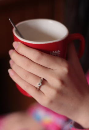 エンゲージリング　0.34ｃｔ　手作り