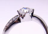 エンゲージリング　0.432ｃｔ　手作り
