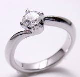マリッジリング　0.43ｃｔ　手作り