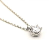 ダイヤペンダント　手作り　宝石工房ながお