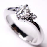 ダイヤリング　0.573ｃｔ　手作り作品