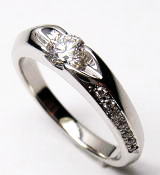 エンゲージリング　0.31ｃｔ　手作り