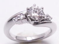 ダイヤリング　0.508ｃｔ　手作り　宝石工房ながお