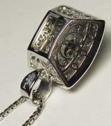 サファイヤ ペンダントに加工