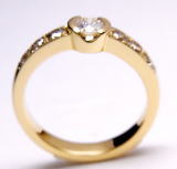 0.30ｃｔダイヤリング　手作りリフォーム