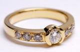 ダイヤリング　0.30ｃｔ　リフォーム作品