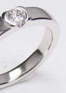 ハイグレードダイヤのリング 宝石工房ながお