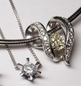 ダイヤペンダントをリフォーム前