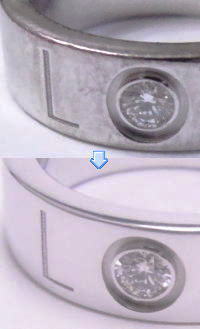 ラブリング　WG　キズ取仕上げ