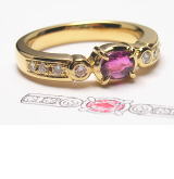 ルビーリング　リフォーム作品　宝石工房ながお