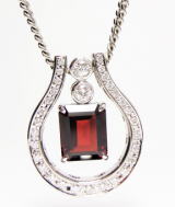 ルベライト　ペンダント加工