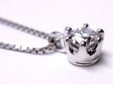 ダイヤペンダント　0.30ｃｔ　宝石工房ながお