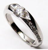 エンゲージリング　0.31ｃｔ　手作り