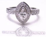 ダイヤリング　0.21ｃｔ　手作り