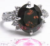 ガーネットリング　リフォーム作品　宝石工房ながお