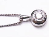 ダイヤペンダント0.22ｃｔ　大きく見える加工