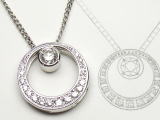 ダイヤペンダント　0.308ｃｔ　宝石工房ながお