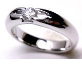 ダイヤリング　0.16ｃｔ　手作り作品