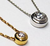 ダイヤペンダント　ヨーヨータイプ　宝石工房ながお