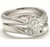 0.35ｃｔ　エンゲージリング　鍛造で手作り　宝石工房ながお