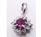 指輪をそのままルビーペンダントに加工