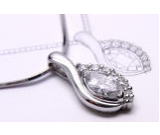 マーキスダイヤペンダント　宝石工房ながお