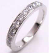 フルエタニティリング　手作り　1.10ｃｔ　宝石工房ながお