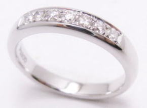 ハーフエタニティリング　手作り作品