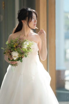 結婚式の写真　宝石工房ながお