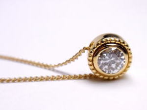 ダイヤペンダント　0.540　手造り　宝石工房ながお