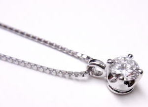 ダイヤペンダント0.21ｃｔ　手作り作品　宝石工房ながお