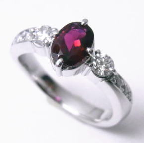 ルベライトリング　オーダーリフォーム作品