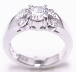 婚約指輪0.49ｃｔ　手作り作品