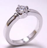 エンゲージリング　0.34ｃｔ　手作り